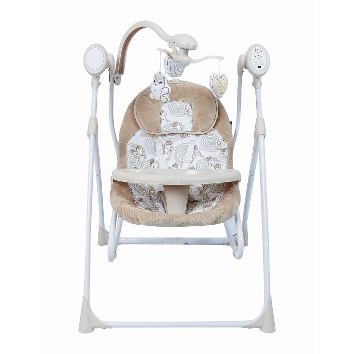 Электрокачели Sweet Baby Lila Pinguino 2 в 1 — как выглядит в жизни