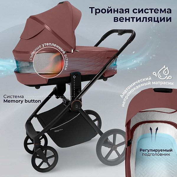Детская коляска Sweet Baby Elegante Therma 3 в 1 фото 4