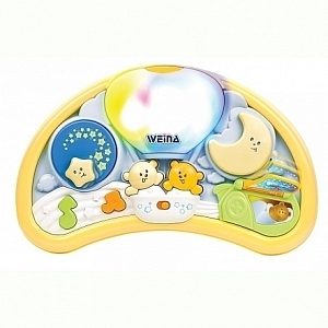 2147 Ночной музыкальный ночник Weina Мишки на воздушном шаре