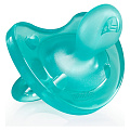 Пустышка Chicco Physio Soft силикон 0-6 мес. (Голубая 310410139) — Фото