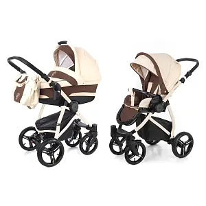 Детская коляска Esspero Newborn Lux 2 в 1, шасси Beige