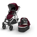 Детская коляска UPPAbaby Vista 2 в 1 (Dennison 2017 (Bordeaux) винный 
						
					) — Фото