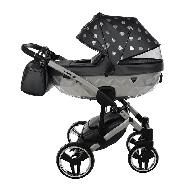 Детская коляска Junama Glow V2 3 в 1 на серебряной раме фото 4
