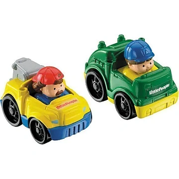 FP V2513 Набор машинок Fisher Price Маленькие Человечки 2 шт
