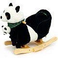 Качалка меховая Rock My Baby (Панда JR2591B) — Фото