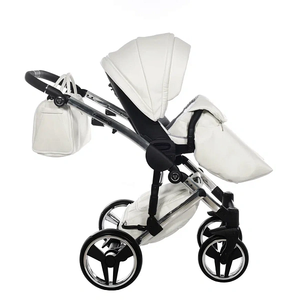 Детская коляска Junama Diamond Individual V2 2 в 1 на серебряной раме фото 22