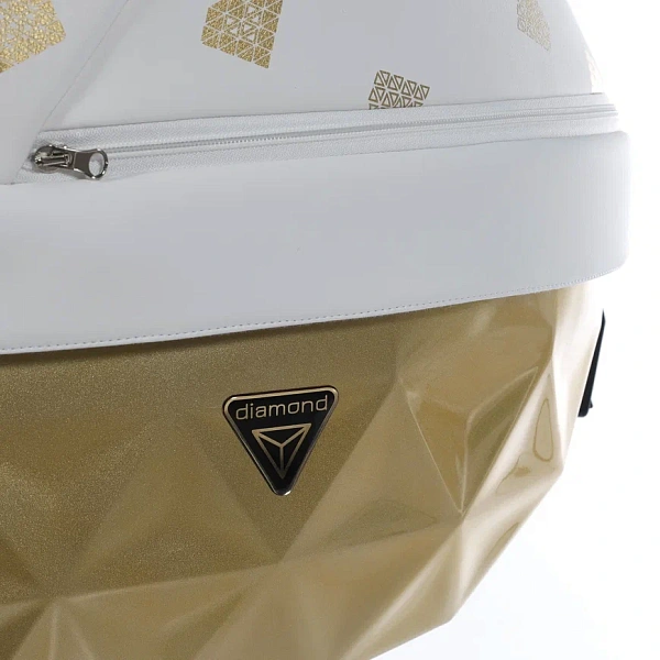 Детская коляска Junama Glow V2 2 в 1 на золотой раме фото 8
