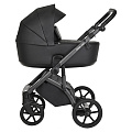 Детская коляска Roan Bass Next 2 в 1, кожа (RN088/1 Black/Black/черная ручка
						
					) — Фото