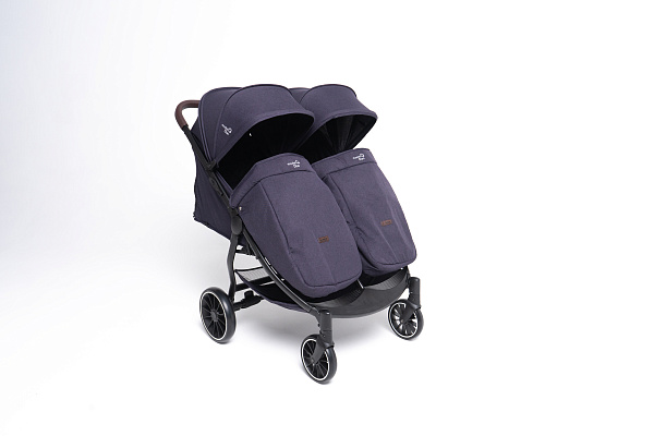 Детская прогулочная коляска для двойни Bubago Model Q Duo фото 12