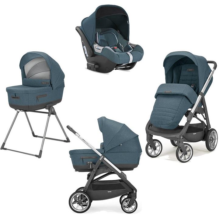 Детская коляска Inglesina Aptica System Quattro 4 в 1 на шасси Aptica Grafite — как выглядит в жизни