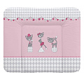 Матрац пеленальный Ceba Baby Себа Беби 70*85 см мягкий на комод (Cats pink W-134-069-130
						
					) — Фото