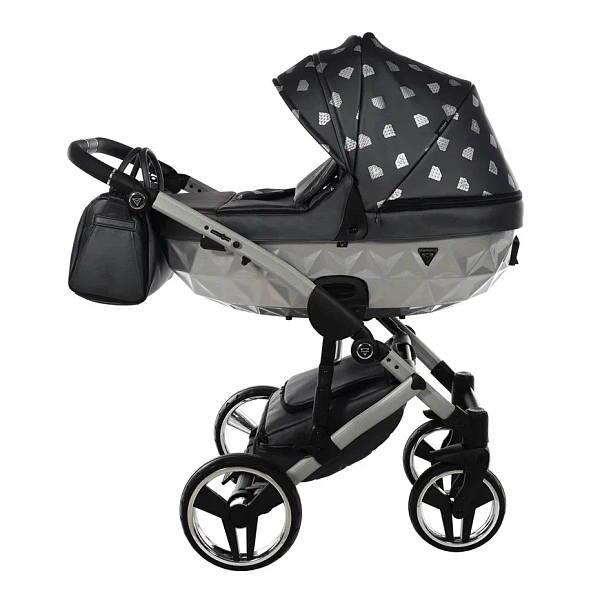 Детская коляска Junama Glow V2 3 в 1 на серебряной раме фото 1