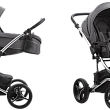 Детская коляска Bebetto Tito Premium Class Silver 2020 3 в 1 - Фото