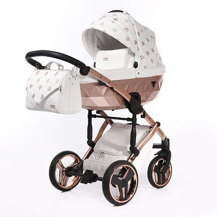 Детская коляска Junama Diamond Glow 2 в 1, экокожа