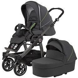 Детская коляска Hartan Racer GTS XL 2 в 1 на серой раме