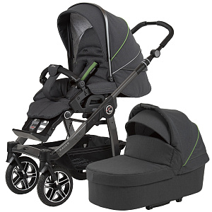 Детская коляска Hartan Racer GTS XL 2 в 1 на серой раме