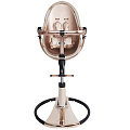 Стульчик для кормления Bloom Fresco Chrome GOLD + comfort set (Розовое золото/золотая вставка 
						
					) — Фото