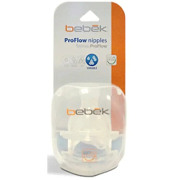 Соски силиконовые Bebek Proflow Бебек Профлоу медленный поток арт. 4201, средний поток арт. 4202, быстрый поток арт. 4203, переменный поток арт. 4204 фото 2