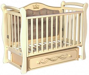 Детская кроватка Oliver Brianna, маятник/ящик