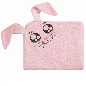 Детское полотенце с капюшоном Twinklbaby Fun Dry Зайки