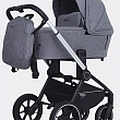 Детская коляска Mowbaby Zoom PU 2 в 1 на серебряной раме - Фото