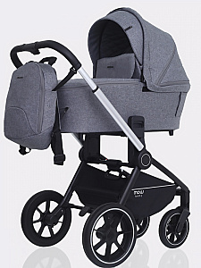 Детская коляска Mowbaby Zoom PU 2 в 1 на серебряной раме