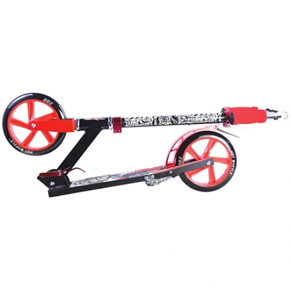 Двухколесный самокат Top Gear Hot Wheels Топ Гир Хот Вилз Т57607 фото 1