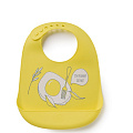 Нагрудник силиконовый Happy Baby Bib Pocket (16006) ( Yellow) — Фото