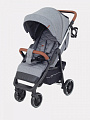 Детская прогулочная коляска Mowbaby Ride 2022 на серебряной раме (Grey
						
					) — Фото
