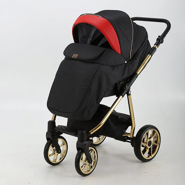 Детская коляска BeBe-Mobile Gusto Special Edition 3 в 1, ткань+эко-кожа фото 1