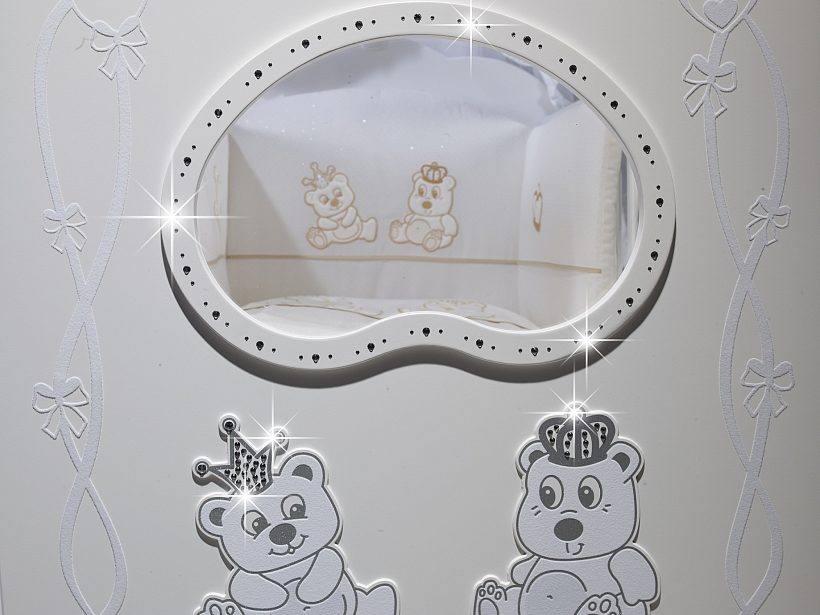 Кроватка Feretti FMS Oblo Majesty Brillante — как выглядит в жизни