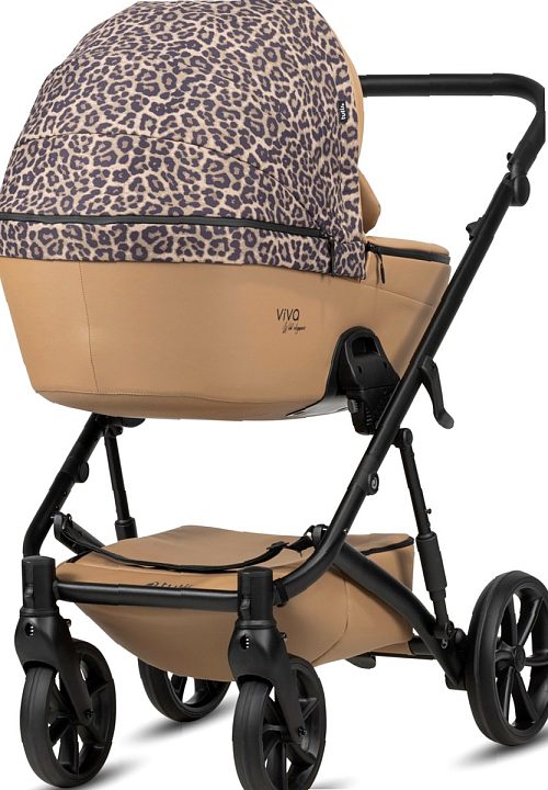 Детская коляска Tutis Viva 6 Plus Wild Elegance 2 в 1, Savannah Brown — как выглядит в жизни