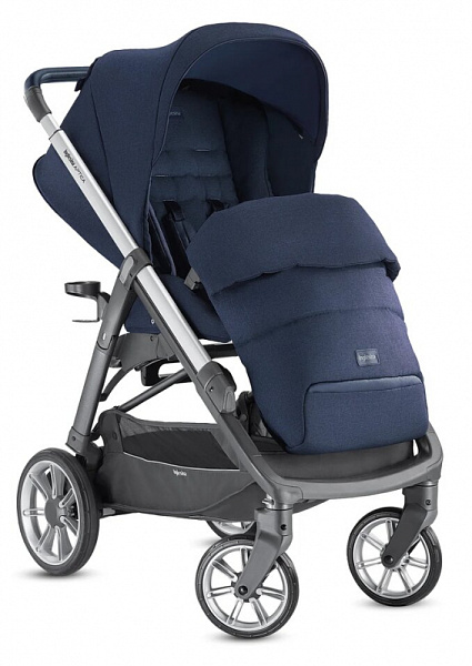Детская коляска Inglesina Aptica System Duo 2 в 1 на шасси Aptica Graphite Blue Navy фото 4