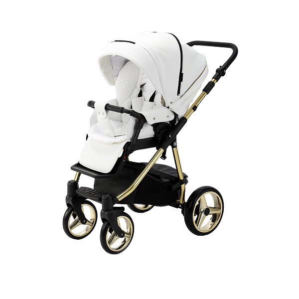 Детская коляска Adamex Verona Pro Poler 2 в 1, 100% экокожа фото 3