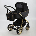 Детская коляска BeBe-Mobile Gusto Special Edition 3 в 1, ткань+эко-кожа (GU-205
						
					) — Фото