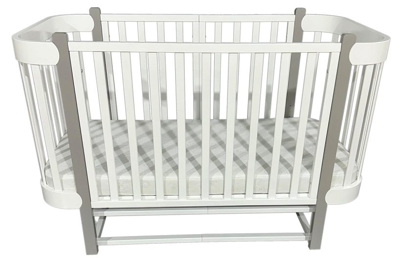 Детская кроватка Oliver Miley 3 в 1 продольный — как выглядит в жизни