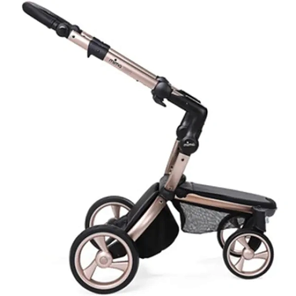 Детская коляска Mima Xari Flair 3G 2 в 1, кожа, шасси Rose Gold фото 23