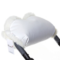 Муфта для рук Esspero Lit Leatherette Эко-кожа (White) — Фото