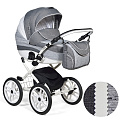 Детская коляска Indigo 17 S Plus 2 в 1, эко-кожа, колеса 14'' (08Special
						
					) — Фото