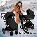 Детская коляска Sweet Baby Nuvola 2 в 1 (Moon Black
						
					) — Фото