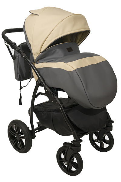 Детская коляска Jaxee Rosa 3 в 1, 100% эко кожа фото 5