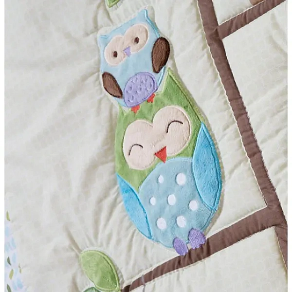Комплект в кроватку Giovanni Shapito Summer Owls Джованни Шапито Саммер Оулс, 7 предметов фото 7