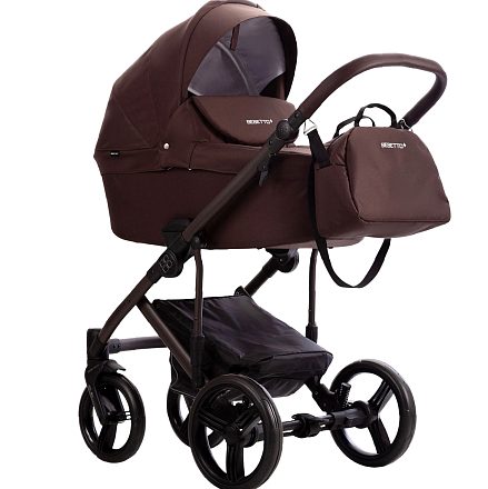 Детская коляска Bebetto Magnum Light 2 в 1 на коричневой раме