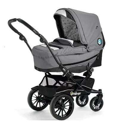 Детская коляска Emmaljunga Super Nitro 2 в 1, с люлькой City Korg Supreme