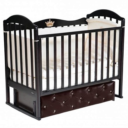 Детская кроватка Bellini Silvia Premium, универсальный маятник/ящик