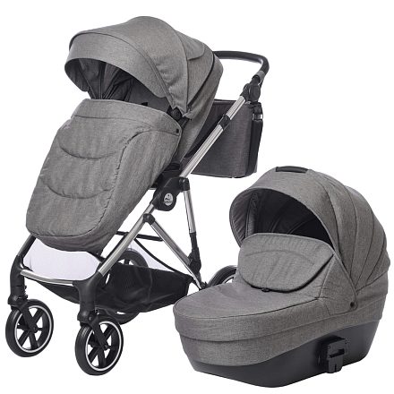 Детская коляска Mr Sandman Discovery Silver 2 в 1