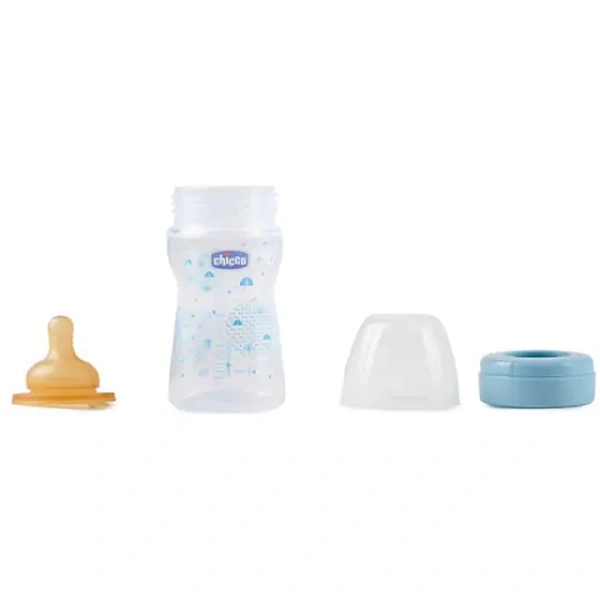 Бутылочка Chicco Well-Being Boy / Girl Чико Велл-Биинг Бой / Герл 150 мл, 0 мес.+, лат. соска, РР фото 2