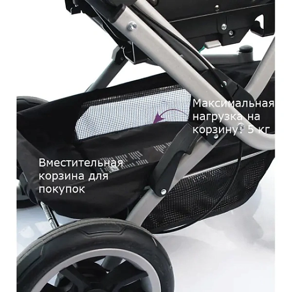 Детская коляска Teutonia Mistral S V3 Titanium Теутония Мистраль С В3 Титаниум 2 в 1 фото 15