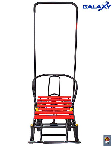 Снегомобиль Snow Galaxy Black Auto на больших мягких колесах фото 7