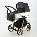 Детская коляска BeBe-Mobile Gusto Special Edition 3 в 1, ткань+эко-кожа (GU-203
						
					) — Фото